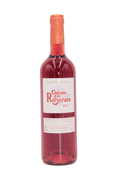 CHATEAU "LA ROSERAIE" - Vin AOC Bordeaux CLAIRET (rosé) 75cl, 2020