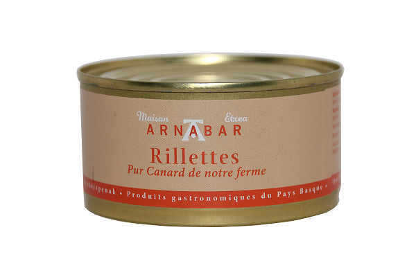 ARNABAR- Rillettes pur canard- 200g