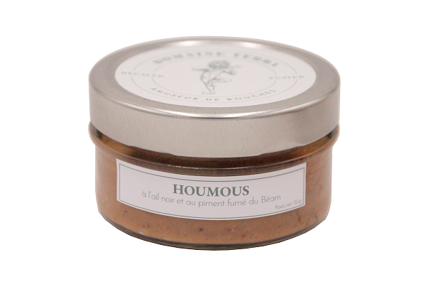 DOMAINE TERRA - Houmous à l'ail noir et au Piment Fumé du Béarn 130g