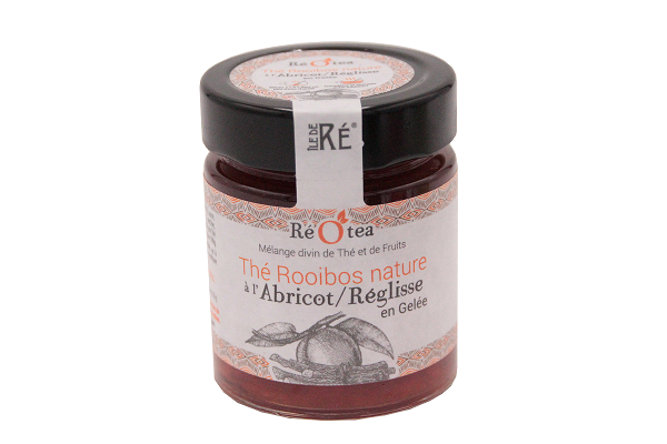 LES CONFITURES DU CLOCHER- Gelée de thé Rooibos abricot et réglisse- 165g