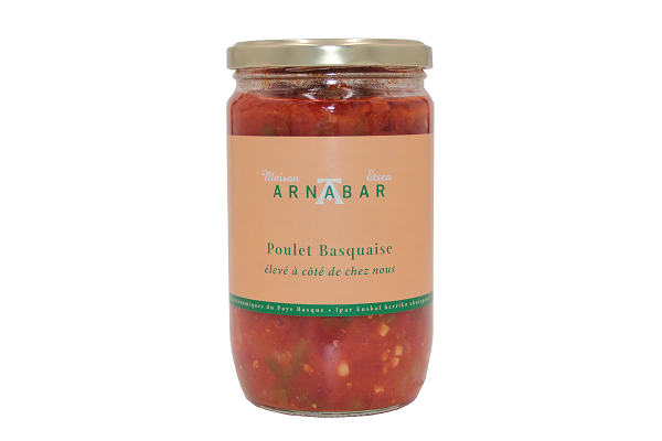 ARNABAR- Poulet basquaise - 650G