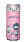 SPUNKY- Eau ptillante Framboise et Pche de Vigne 25cl- BIO