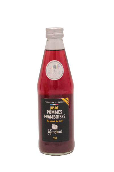 GARGOUIL- Jus de pommes et framboises  33cl