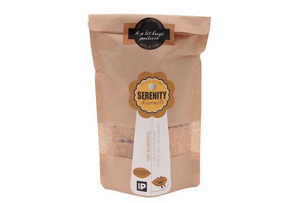 SERENITY BISCUITS- Le P'tit broyé Poitevin  "Beurre Charentes Poitou et pointe de Rhum" 140g