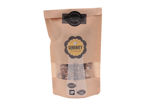 SERENITY BISCUITS- Bouchées Coup d'Boost Cacahuètes et Chocolat 140g