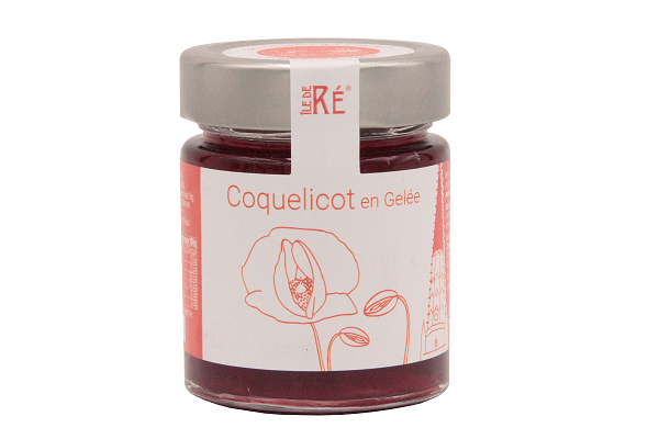 LES CONFITURES DU CLOCHER- Les Herbiers: Gelée au coquelicot- 165g