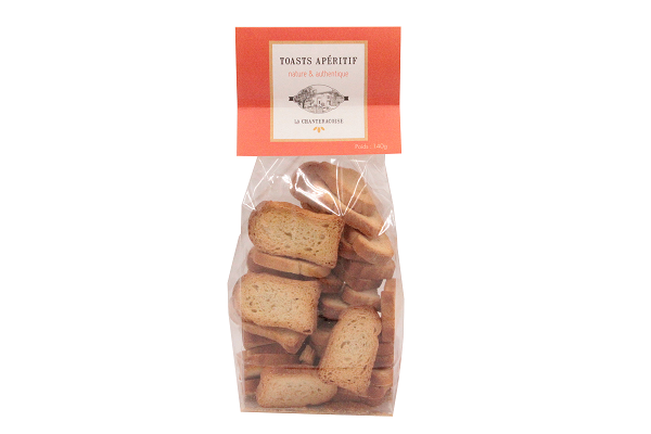 LA CHANTERACOISE - Toasts Apéritifs Nature 140g