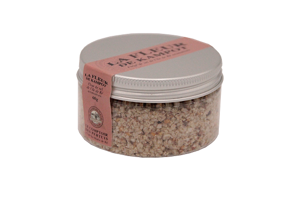 LE COMPTOIR DES PERTUIS- Fleur de Sel de l'Ile de Ré Aromatisée Fleur de Kampot  60g