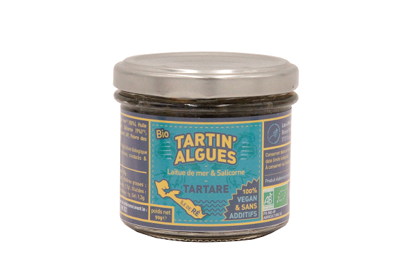 Tartin 'Algues: Tartare BIO de laitue de mer et salicornes - Les 4 Marais