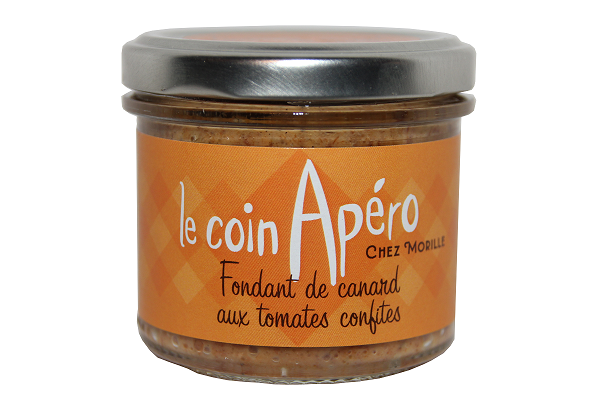CHEZ MORILLE- Coin Apéro-Fondant de canard aux tomates confites - 90g 