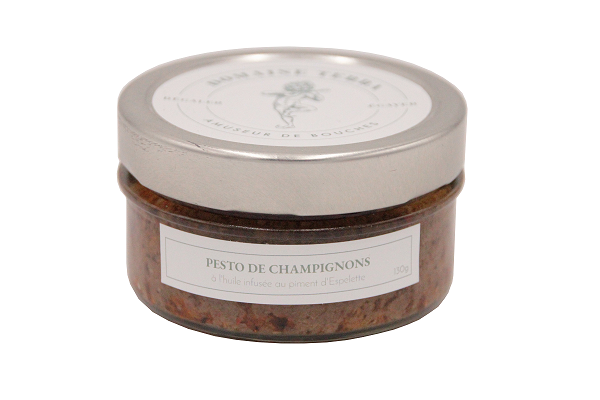 DOMAINE TERRA - Pesto de champignons à l'huile infusée au Piment d'Espelette 130g