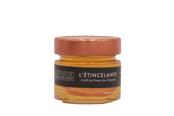 LES FILLES DE BEAUREGARD-  "L'ETINCELANTE "Confit de Pineau des Charentes Blanc"  -100g