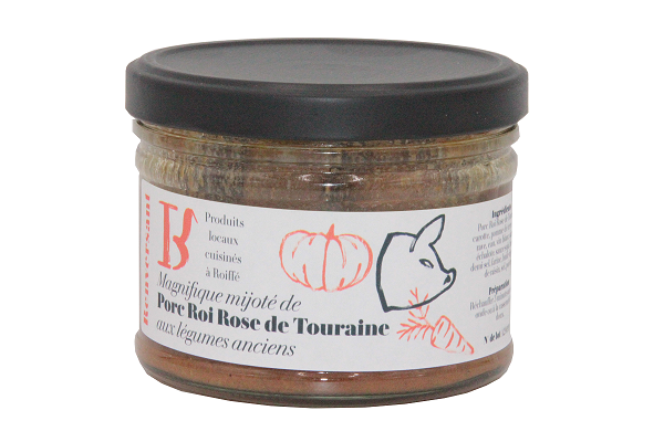 Mijoté de porc rose aux légumes anciens - LA CONSERVERIE DE Roiffé