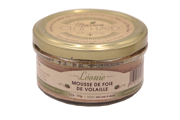 MAISON CLOCHARD- Mousse de foies de volaille LEONIE- 130g