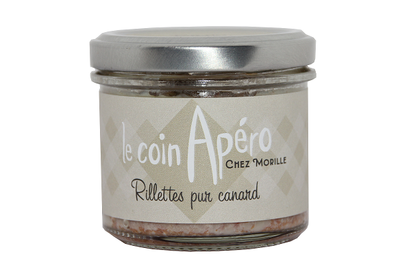 CHEZ MORILLE -Coin Apéro-Rillettes de Canard - 90g