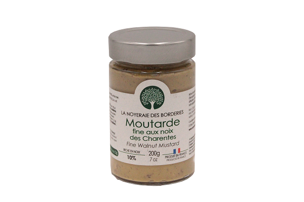 LA NOYERAIE DES BORDERIES-Moutarde Fine aux Noix- 200g