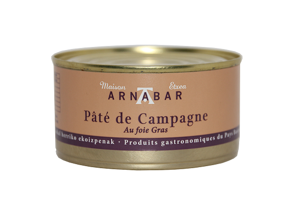 ARNABAR- Pâté de campagne 20% foie gras- 190GR