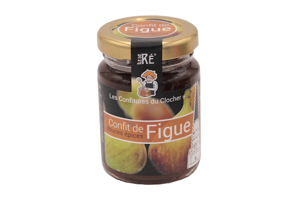 LES CONFITURES DU CLOCHER- Confit de Figues Douces Epices -110g