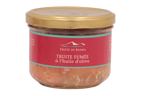 Truite Fumée confite à l'huile d'Olive - TRUITE DE BANKA