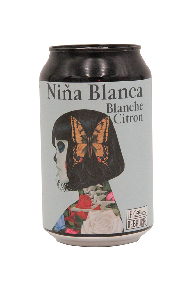  Bière Blanche au citron jaune "NINA BLANCA 33cl - EDITION LIMITEE-LA DEBAUCHE