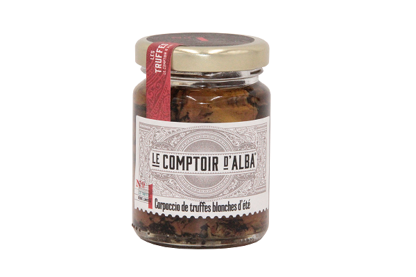 Carpaccio de truffes blanches d'été - COMPTOIR D'ALBA