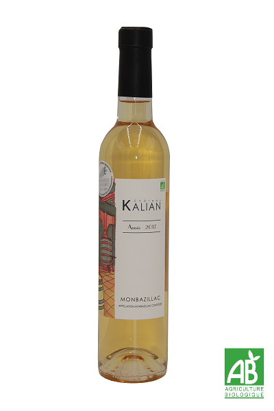 CHATEAU KALIAN - Vin Blanc BIO Liquoreux 2017, AOC Monbazillac  50cl - 