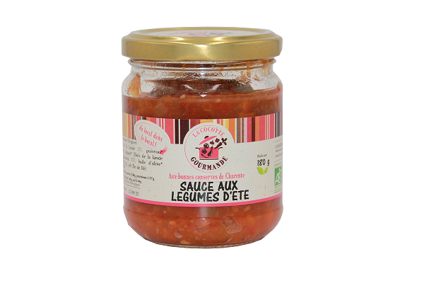 LA COCOTTE GOURMANDE- Sauce aux légumes d'été BIO - 180g