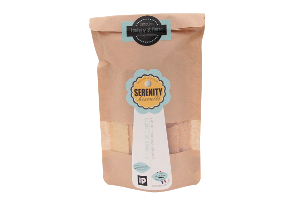 SERENITY BISCUITS- Lamelles au fromage de Chèvre Pouligny St Pierre- 90g