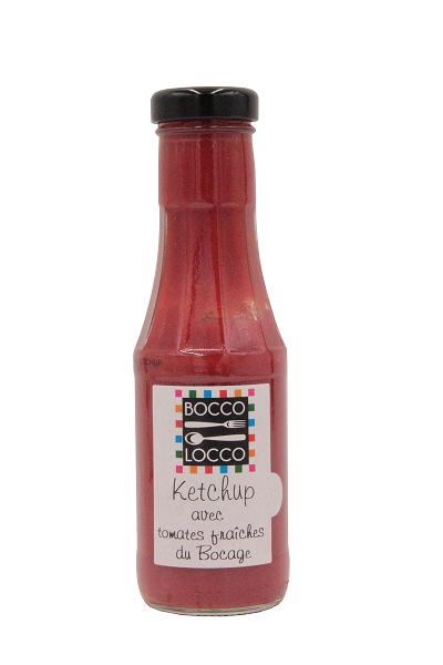 BOCCO LOCCO- Ketchup aux Tomates Fraîches du Poitou- 300g