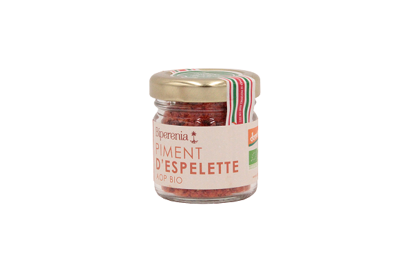 Pot de piment d'Espelette AOP en Biodynamie 20g - BIPERENIA 