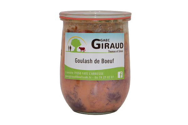 GAEC GIRAUD- Goulash de Boeuf- 940g