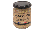 LA MOUTARDERIE- Moutarde  l'ancienne au vin blanc et fleur de sel de l'Ile de R- 200g