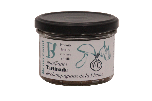 Tartinade de champignons de la Vienne - LA CONSERVERIE DE Roiffé