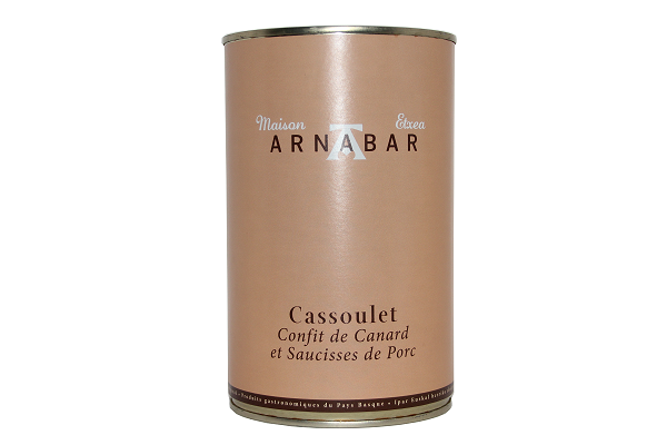 ARNABAR- Cassoulet de canard au confit de canard et saucisses de porc - 1150GR