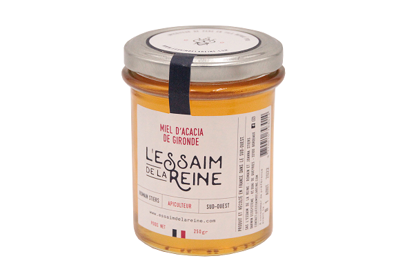 L'ESSAIM de la REINE- Miel d'acacia de Gironde- 250g