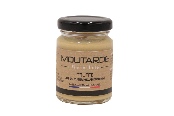 LA MOUTARDERIE- Moutarde fine et forte saveur truffe- 90g