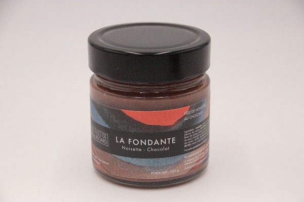LES FILLES DE BEAUREGARD- Pâte à tartiner "Fondante" aux noisettes (48%) et chocolat au lait-210g