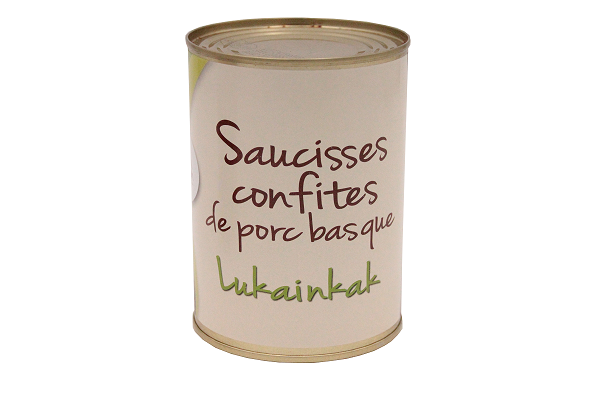 BELAUN- Saucisses confites de porc Basque KINTOA - 500g