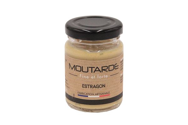 LA MOUTARDERIE- Moutarde fine à l'estragon- 90g