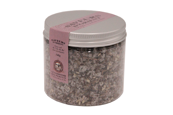 LE COMPTOIR DES PERTUIS- Gros Sel Ile de Ré Aromatisé Saveurs d'Orient 140g