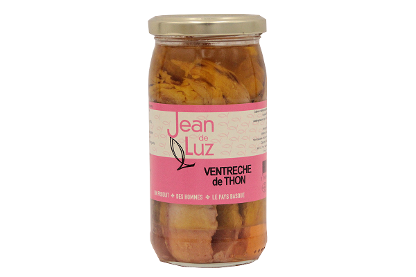 CONSERVERIE SAINT JEAN DE LUZ-  Ventrèche de Thon à l'huile d'olive BIO - 210GR