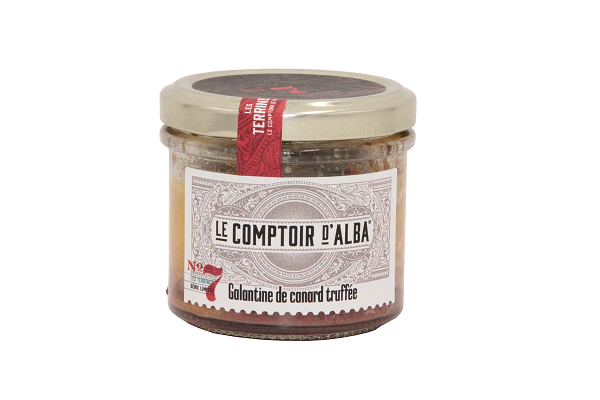 Galantine de canard truffée aux morceaux de foie gras- COMPTOIR D'ALBA