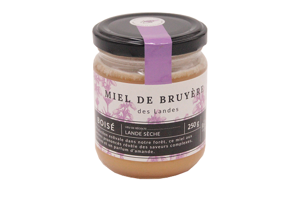 LES RUCHERS DU BORN-Miel de Bruyère des Landes-250g