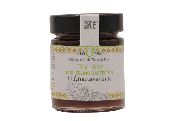LES CONFITURES DU CLOCHER- Gelée de thé Noir Darjeeling à l'Ananas- 165g